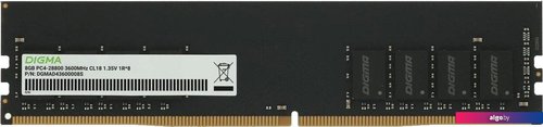 

Оперативная память Digma 8ГБ DDR4 3600 МГц DGMAD43600008S