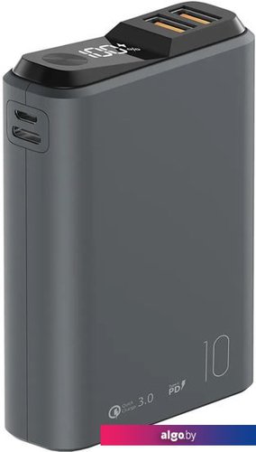 

Портативное зарядное устройство Olmio QS-10 10000mAh (темно-серый)