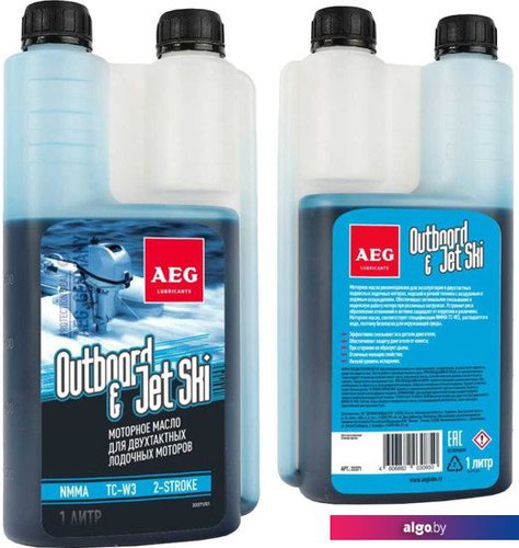 

Моторное масло AEG Lubricants Outboard&JetSki 2Т Oil NMMA TC-W3 Дозатор 1л