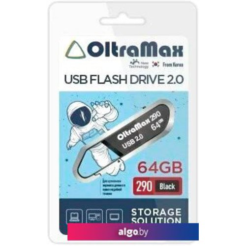 

USB Flash OltraMax 290 64GB (черный)