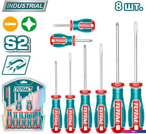 

Набор отверток Total TKSDS0826 (8 предметов)