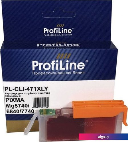 

Картридж ProfiLine PL-CLI-471-XLY (аналог Canon CLI-471 XLY_Y)