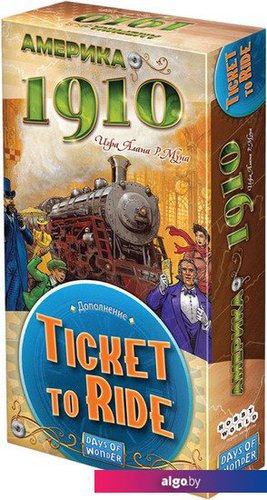 

Настольная игра Мир Хобби Ticket To Ride: Америка 1910 (дополнение)