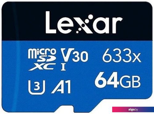 

Карта памяти Lexar 633x microSDXC LMS0633064G-BNNNG 64GB