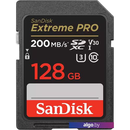 

Карта памяти SanDisk Extreme PRO SDXC SDSDXXD-128G-GN4IN 128GB