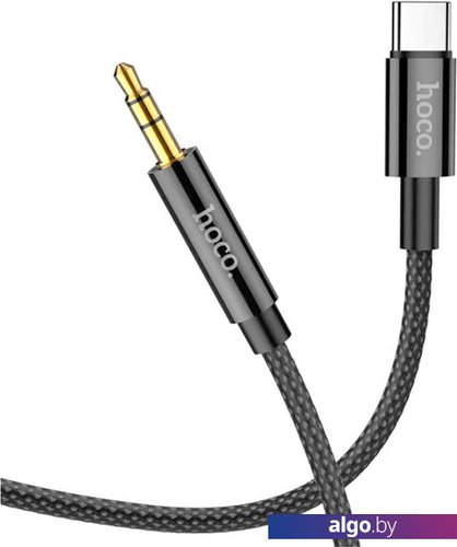 

Кабель Hoco UPA19 USB Type-C - Jack 3.5 (1 м, черный)