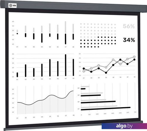 

Проекционный экран CACTUS Wallscreen 180x180 CS-PSW-180X180-SG