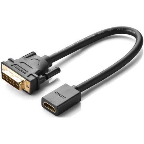 

Кабель Ugreen 20118 DVI - HDMI (0.22 м, черный)