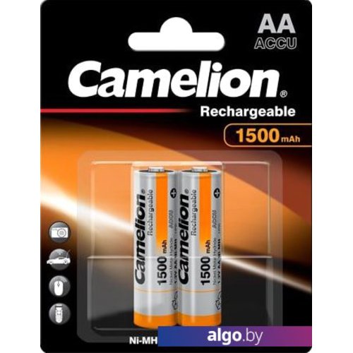 

Аккумуляторы Camelion AA 1500mAh 2 шт. NH-AA1500-BP2