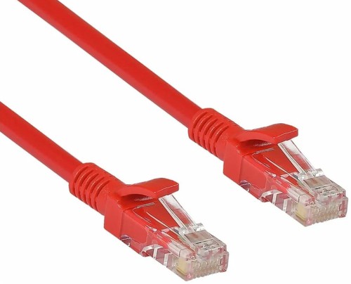 

Кабель ExeGate UTP-RJ45-RJ45-5e-0.3M-RD 0.3 м (красный)