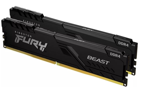 

Оперативная память Kingston FURY Beast 2x8GB DDR4 PC4-25600 KF432C16BBK2/16