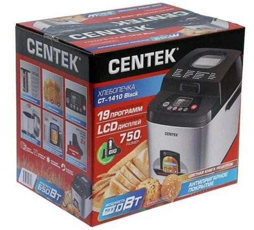 

Хлебопечка CENTEK CT-1410 (черный)