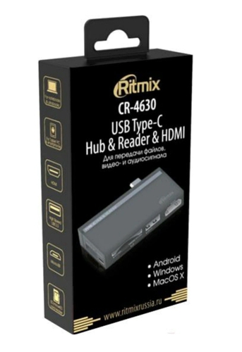 

USB-хаб Ritmix CR-4630