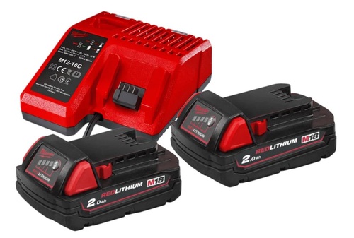 

Аккумулятор с зарядным устройством Milwaukee M18 M18NRG-202 4933459213 (2 x 18В/2 Ач + 12-18В)