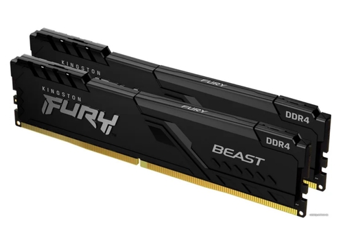 

Оперативная память Kingston FURY Beast 2x16GB DDR4 PC4-25600 KF432C16BB1K2/32