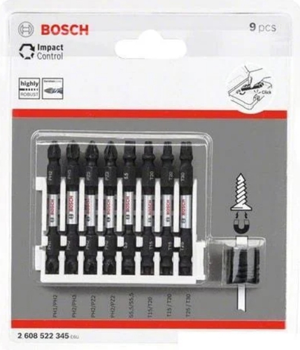 

Набор бит Bosch 2608522346 (8 предметов)