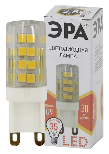 

Светодиодная лампа ЭРА LED JCD G9 3.5 Вт Б0027861