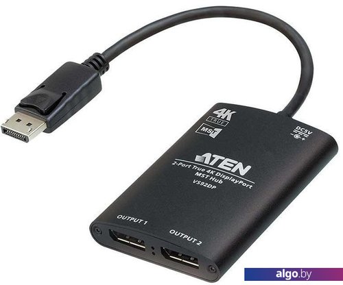

Адаптер Aten DisplayPort - DisplayPort VS92DP-AT, Черный