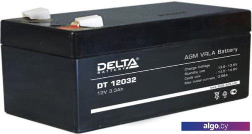 

Аккумулятор для ИБП Delta DT 12032 (12В/3.3 А·ч)