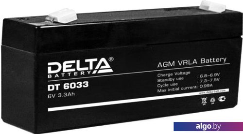 

Аккумулятор для ИБП Delta DT 6033 (6В/3.3 А·ч)