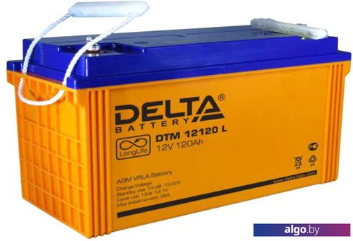 

Аккумулятор для ИБП Delta DTM 12120 L (12В/120 А·ч)