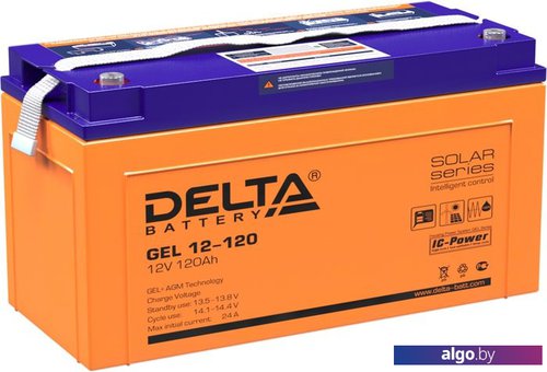 

Аккумулятор для ИБП Delta GEL 12-120 (12В/120 А·ч)