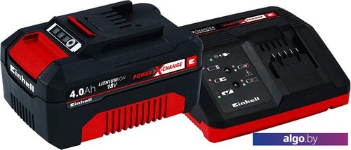 Аккумулятор с зарядным устройством Einhell Power X-Change 4512042 (18В/4 Ah + 18В) Аккумулятор с зарядным устройством Einhell Power X-Change 4512042 (18В/4 Ah + 18В)
