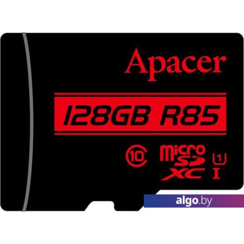 Карта памяти Apacer microSDXC AP128GMCSX10U5-R 128GB (с адаптером) Карта памяти Apacer microSDXC AP128GMCSX10U5-R 128GB (с адаптером)