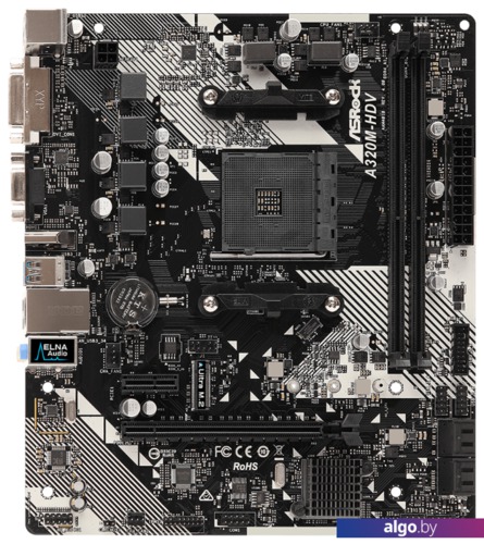 Материнская плата ASRock A320M-HDV R4.0