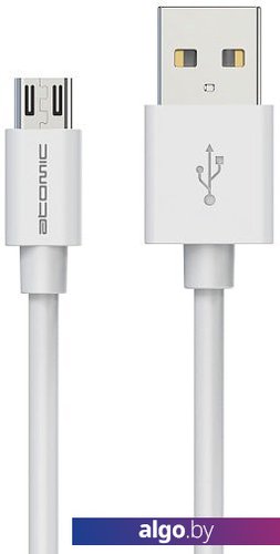 Кабель Atomic HQ-base microUSB (белый)