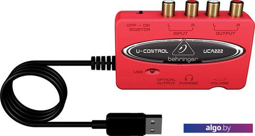 Аудиоинтерфейс BEHRINGER U-Control UCA222 Аудиоинтерфейс BEHRINGER U-Control UCA222