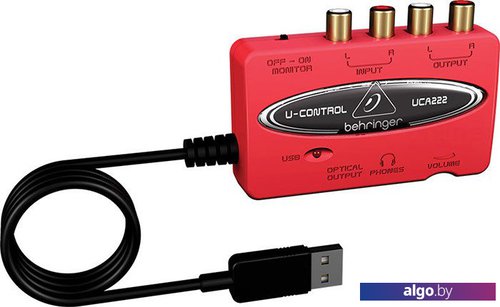 Аудиоинтерфейс BEHRINGER U-Control UCA222 Аудиоинтерфейс BEHRINGER U-Control UCA222