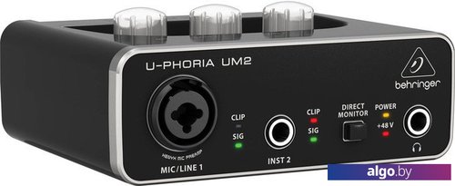 

Аудиоинтерфейс BEHRINGER U-Phoria UM2