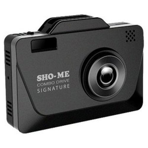 

Автомобильный видеорегистратор Sho-Me Combo Drive Signature, Черный