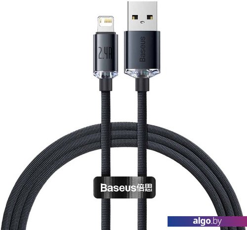 

Кабель Baseus CAJY000101 USB Type-A - Lightning (1 м, черный)