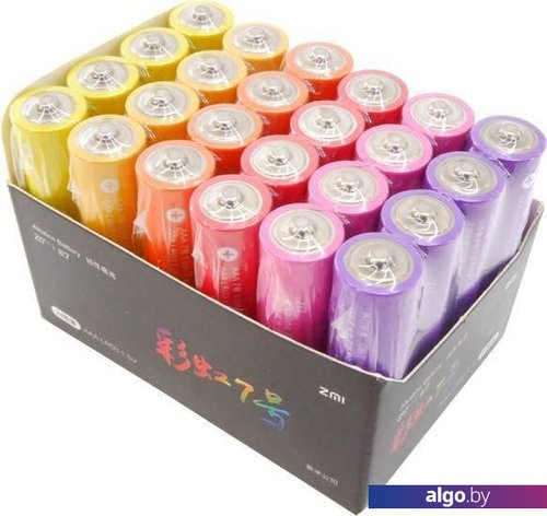 

Батарейка ZMI ZI7 Rainbow AAA 24 шт. AA724 Colors