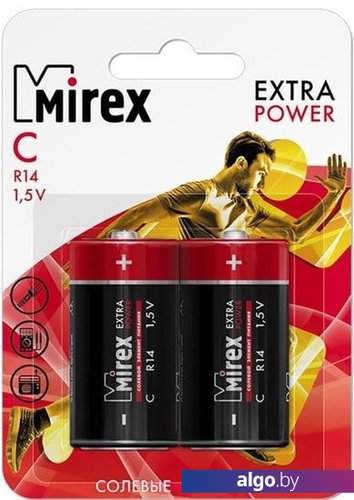 

Батарейки Mirex Extra Power C 2 шт 23702-ER14-E2