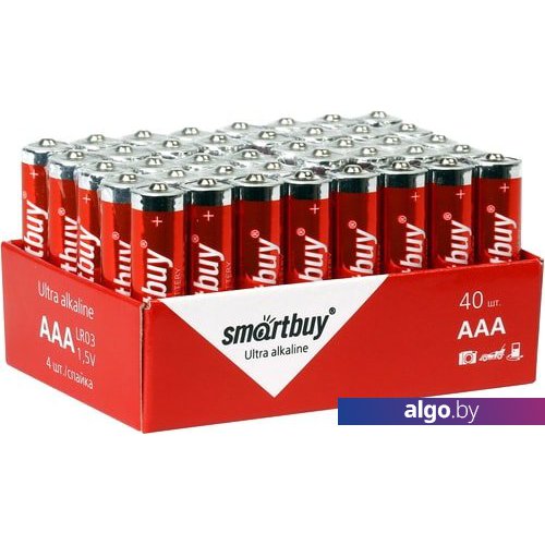 

Батарейки SmartBuy Ultra Alkaline AAA 40 шт. LR03/40