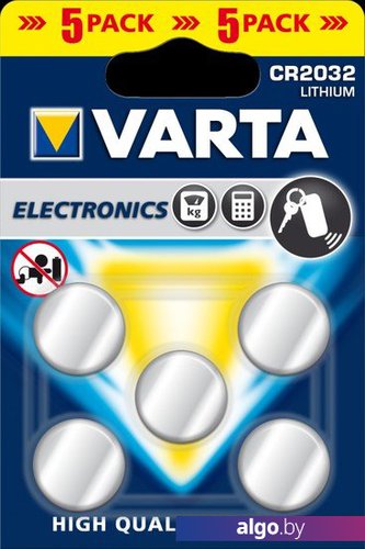 

Батарейки Varta CR2032 5 шт.