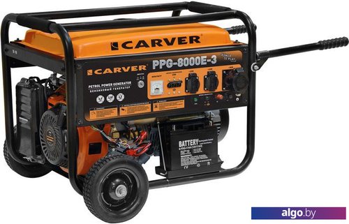 Бензиновый генератор Carver PPG-8000E-3