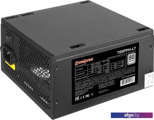 Блок питания ExeGate 700PPH-LT 80 Plus EX282048RUS Блок питания ExeGate 700PPH-LT 80 Plus EX282048RUS