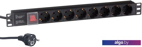 Блок розеток ExeGate ServerPro PDU-19H802 Al-8S-EU1.8CU-SW Блок розеток ExeGate ServerPro PDU-19H802 Al-8S-EU1.8CU-SW
