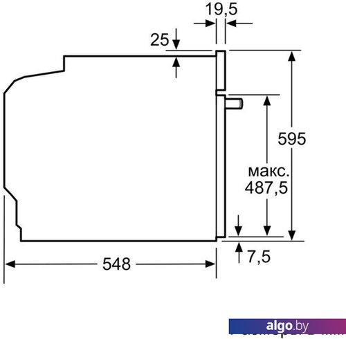 Духовой шкаф bosch hbg516bb0r