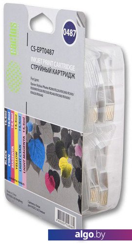 Картридж CACTUS CS-EPT0487 Картридж CACTUS CS-EPT0487