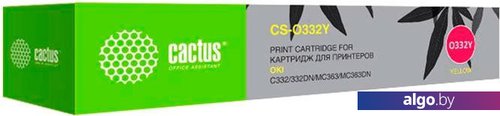 

Картридж CACTUS CS-O332Y (аналог OKI 46508733), Желтый