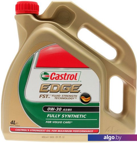 

Моторное масло Castrol EDGE 0W-30 A5/B5 4л
