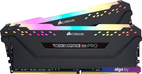 

Оперативная память Corsair Vengeance PRO RGB 2x8GB DDR4 PC4-32000 CMW16GX4M2Z4000C18, Черный