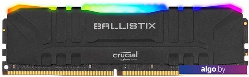 

Оперативная память Crucial Ballistix RGB 16GB DDR4 PC4-25600 BL16G32C16U4BL, Черный