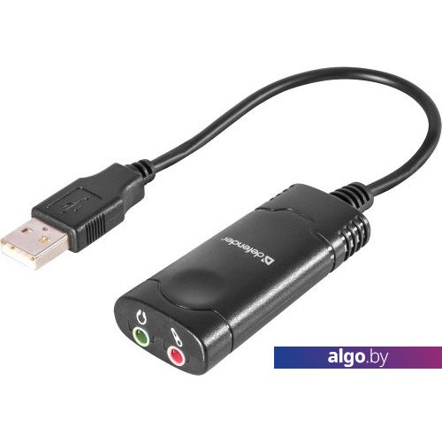 

Адаптер Defender 2х3.5 mm - USB [63002]