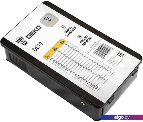 

Набор оснастки Deko DS19 (19 предметов)